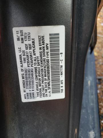 Photo 10 from auction – 2011 HONDA ODYSSEY EX with VIN 5FNRL5H65BB083580