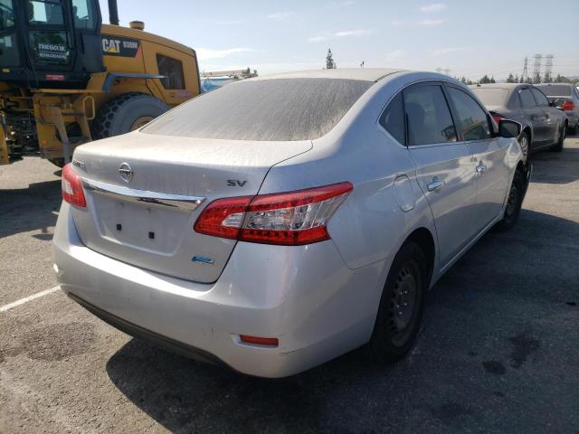 Photo 4 from auction – 2014 NISSAN SENTRA S with VIN 1N4AB7AP1EN850335