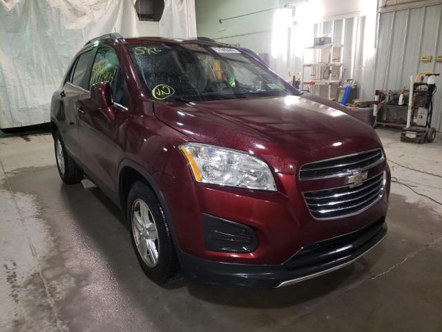 CHEVROLET TRAX 1LT 2016 with VIN 3GNCJLSB1GL155915 - Photo from auction