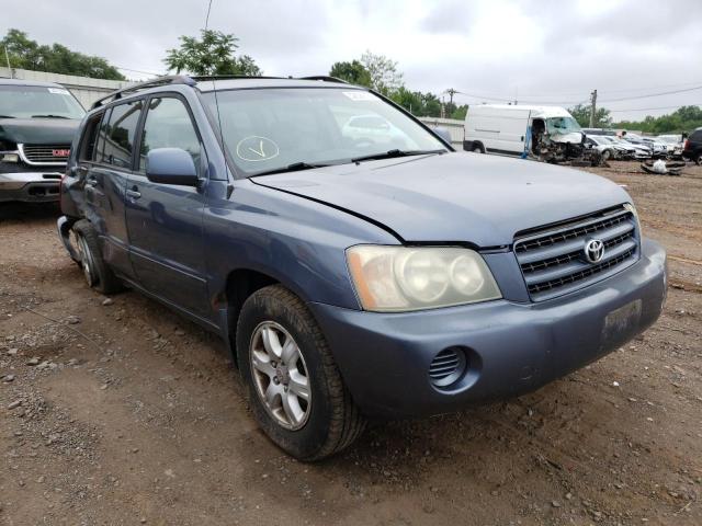 TOYOTA HIGHLANDER 2003 with VIN JTEGF21AX30105550 - Photo from auction