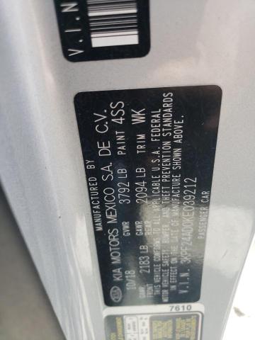 Photo 10 from auction – 2019 KIA FORTE FE with VIN 3KPF24AD0KE039212