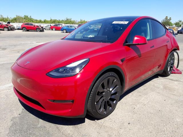 Photo 2 from auction – 2021 TESLA MODEL Y with VIN 5YJYGDEF3MF211932