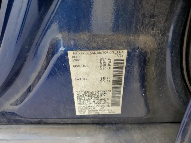 Photo 10 from auction – 2018 NISSAN ALTIMA 2.5 with VIN 1N4AL3APXJC287930