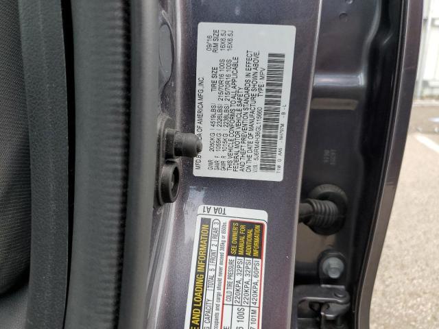Photo 10 from auction – 2016 HONDA CR-V LX with VIN 5J6RM4H36GL115660