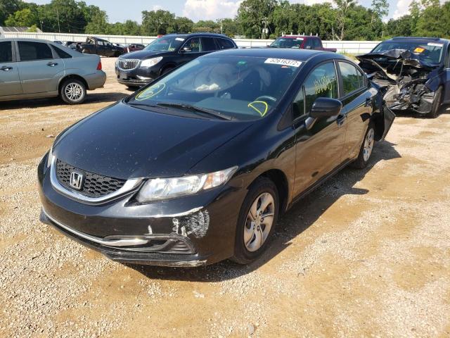 Photo 2 from auction – 2015 HONDA CIVIC LX with VIN 19XFB2F57FE059985