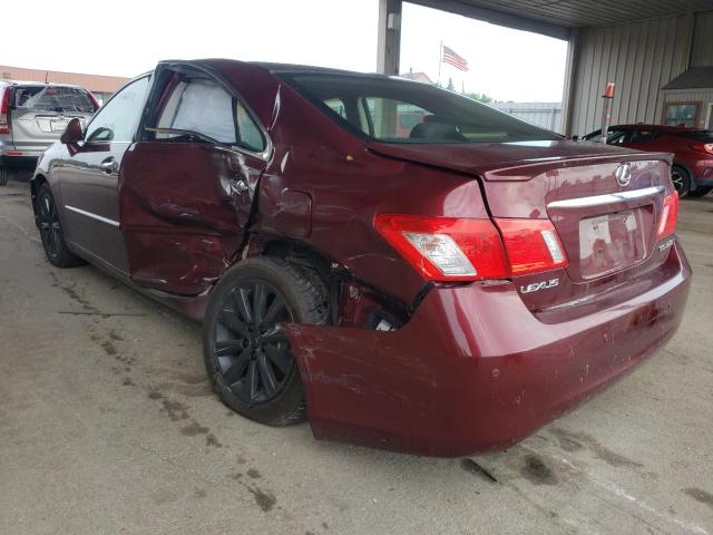 Photo 3 from auction – 2008 LEXUS ES 350 with VIN JTHBJ46G082245798