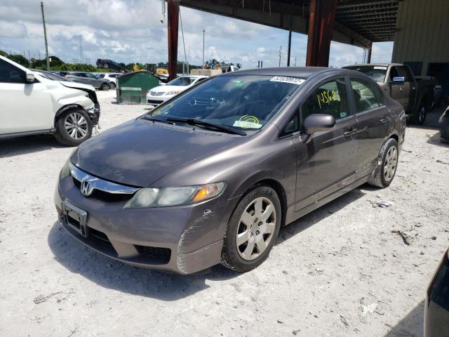 Photo 2 from auction – 2009 HONDA CIVIC LX with VIN 19XFA16559E040353
