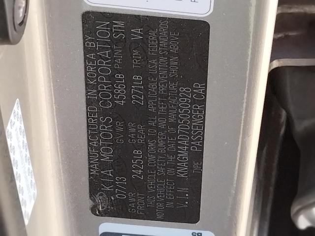 Photo 10 from auction – 2013 KIA OPTIMA HYB with VIN KNAGM4AD7D5050928