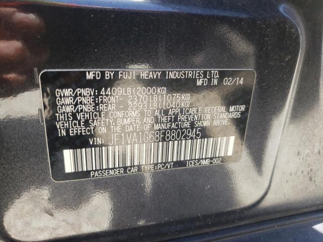 Photo 10 from auction – 2015 SUBARU WRX LIMITE with VIN JF1VA1G68F8802945
