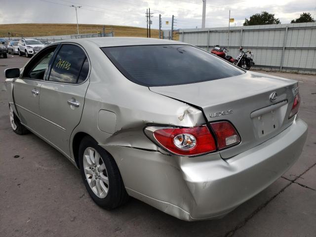 Photo 3 from auction – 2004 LEXUS ES 330 with VIN JTHBA30G445035104