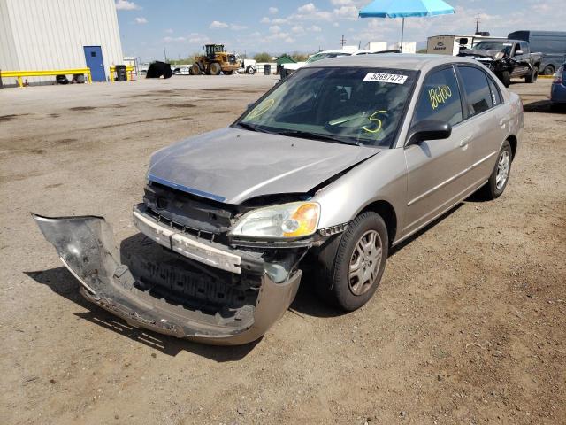Photo 2 from auction – 2002 HONDA CIVIC LX with VIN 1HGES16612L042469