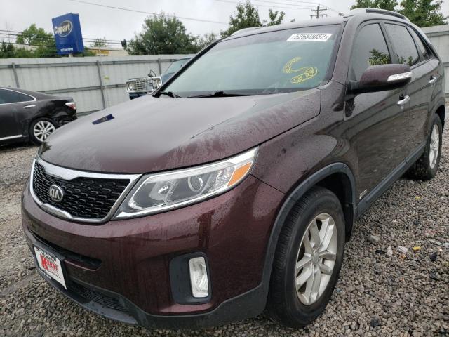 Photo 2 from auction – 2014 KIA SORENTO LX with VIN 5XYKTDA65EG491029