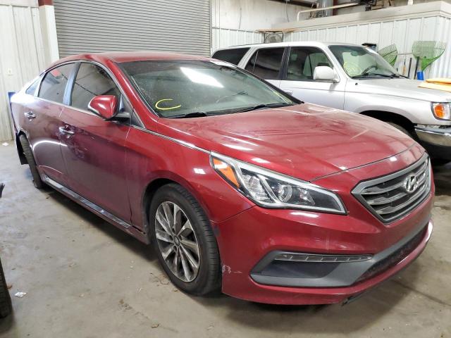 HYUNDAI SONATA SPO 2015 with VIN 5NPE34AF9FH073659 - Photo from auction