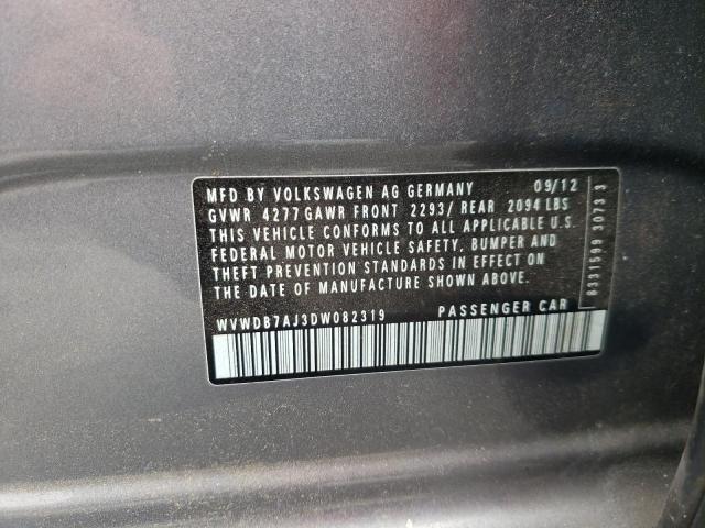 Photo 10 from auction – 2013 VOLKSWAGEN GOLF with VIN WVWDB7AJ3DW082319