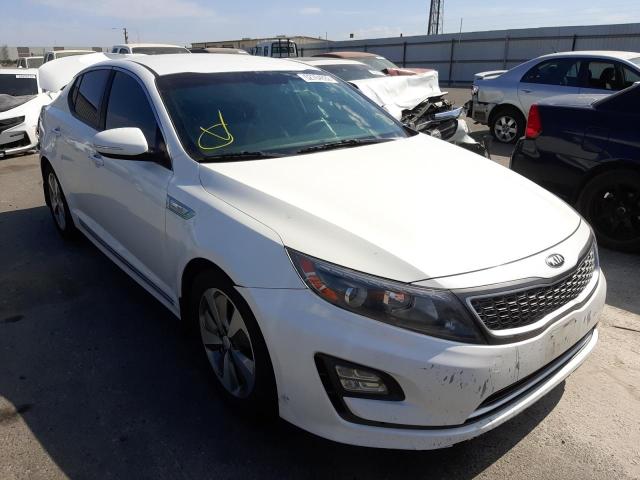 KIA OPTIMA HYB 2015 with VIN KNAGN4AD0F5084287 - Photo from auction
