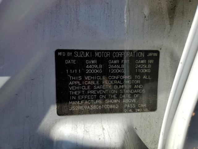 Photo 10 from auction – 2012 SUZUKI KIZASHI SE with VIN JS2RE9A38C6100862