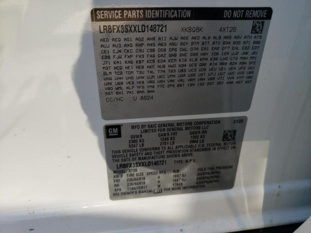 Photo 10 from auction – 2020 BUICK ENVISION P with VIN LRBFX3SXXLD148721