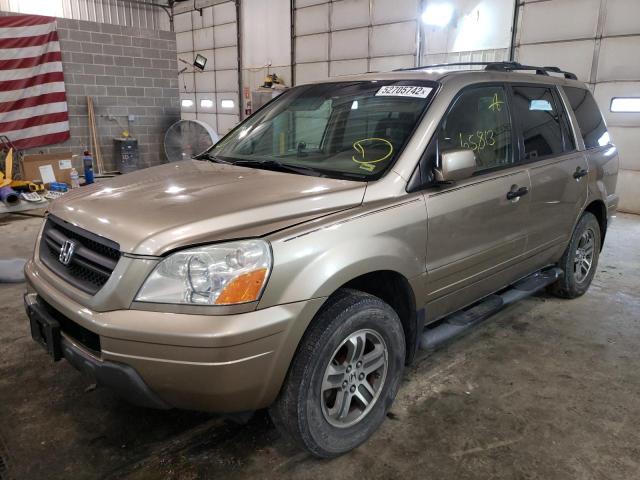 Photo 2 from auction – 2005 HONDA PILOT EXL with VIN 2HKYF18535H502664