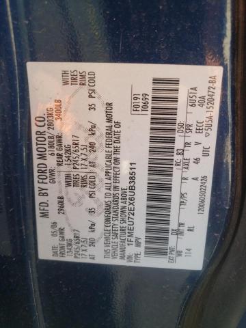 Photo 10 from auction – 2006 FORD EXPLORER X with VIN 1FMEU72EX6UB38511