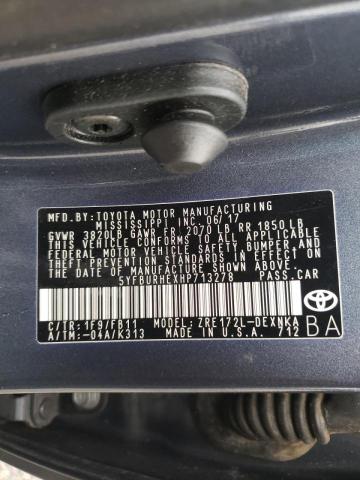 Photo 10 from auction – 2017 TOYOTA COROLLA L with VIN 5YFBURHEXHP713278