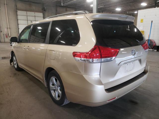Photo 3 from auction – 2012 TOYOTA SIENNA LE with VIN 5TDKK3DC0CS221432