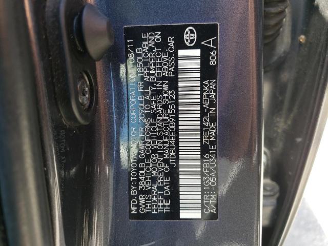 Photo 10 from auction – 2011 TOYOTA COROLLA BA with VIN JTDBU4EE0B9155123