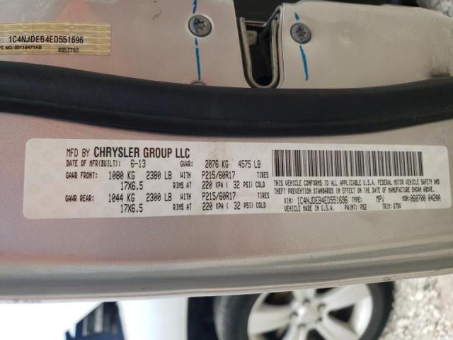Photo 10 from auction – 2014 JEEP COMPASS LA with VIN 1C4NJDEB4ED551696
