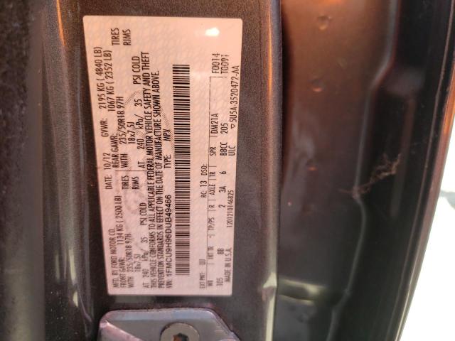 Photo 10 from auction – 2013 FORD ESCAPE SEL with VIN 1FMCU9H96DUB49466