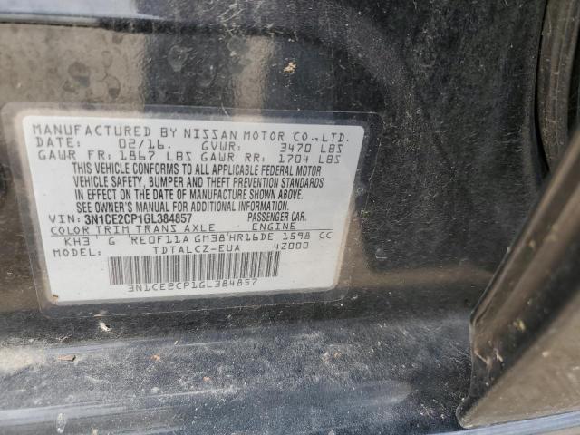 Photo 10 from auction – 2016 NISSAN VERSA NOTE with VIN 3N1CE2CP1GL384857