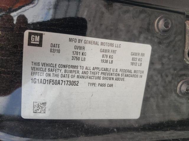 Photo 10 from auction – 2010 CHEVROLET COBALT 1LT with VIN 1G1AD1F50A7173052