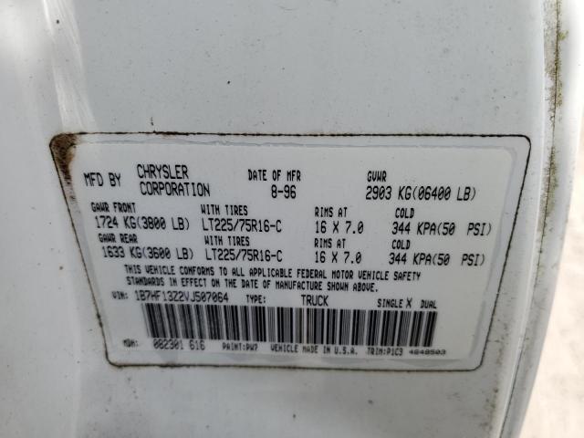 Photo 10 from auction – 1997 DODGE RAM 1500 with VIN 1B7HF13Z2VJ507064