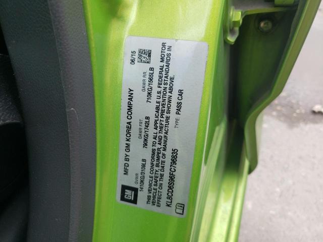 Photo 10 from auction – 2015 CHEVROLET SPARK 1LT with VIN KL8CD6S96FC796835