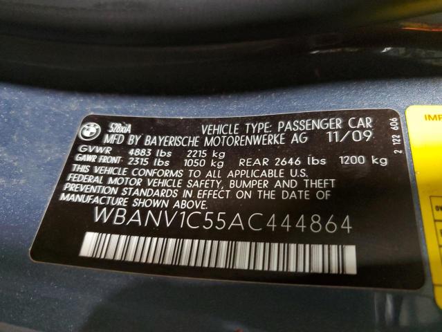 Photo 10 from auction – 2010 BMW 528 XI with VIN WBANV1C55AC444864