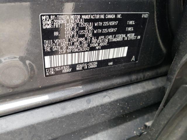 Photo 10 from auction – 2022 TOYOTA RAV4 LE with VIN 2T3F1RFV9NC263042