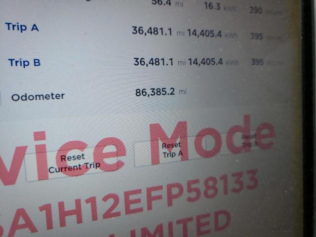 Photo 8 from auction – 2014 TESLA MODEL S with VIN 5YJSA1H12EFP58133
