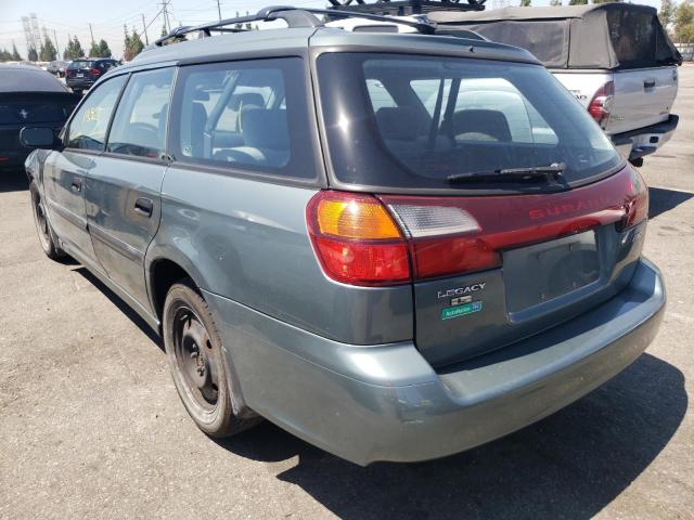 Photo 3 from auction – 2002 SUBARU LEGACY L with VIN 4S3BH635527306018