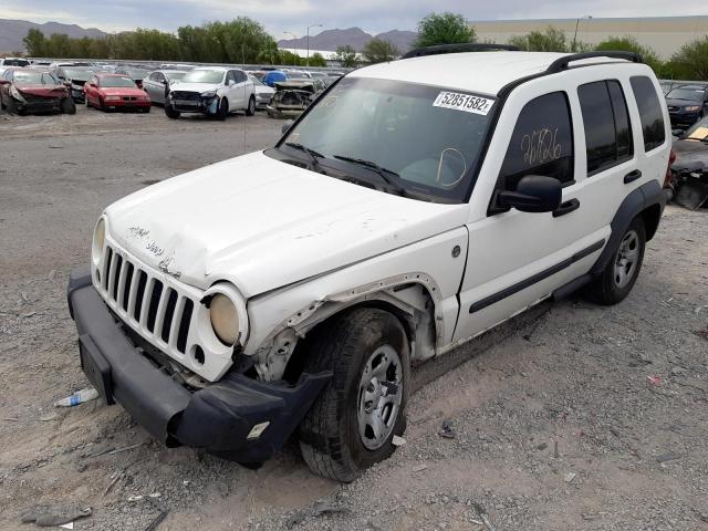 Photo 2 from auction – 2007 JEEP LIBERTY SP with VIN 1J4GL48K77W632448