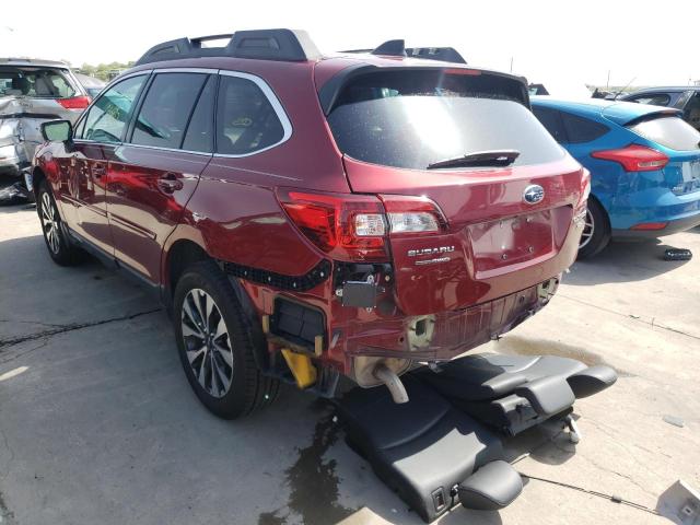 Photo 3 from auction – 2016 SUBARU OUTBACK 3. with VIN 4S4BSENC2G3225270