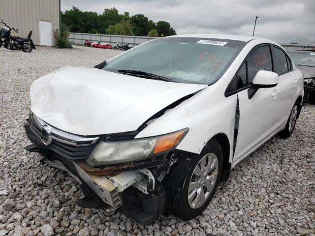 Photo 2 from auction – 2012 HONDA CIVIC LX with VIN 2HGFB2F57CH501410