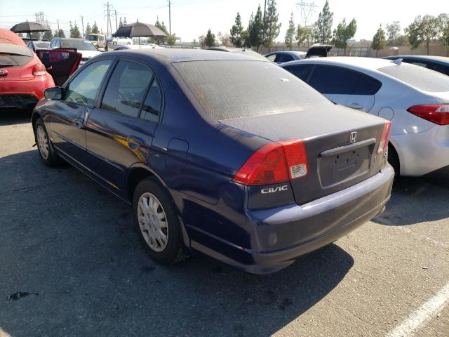 Photo 3 from auction – 2004 HONDA CIVIC LX with VIN 2HGES16544H503669