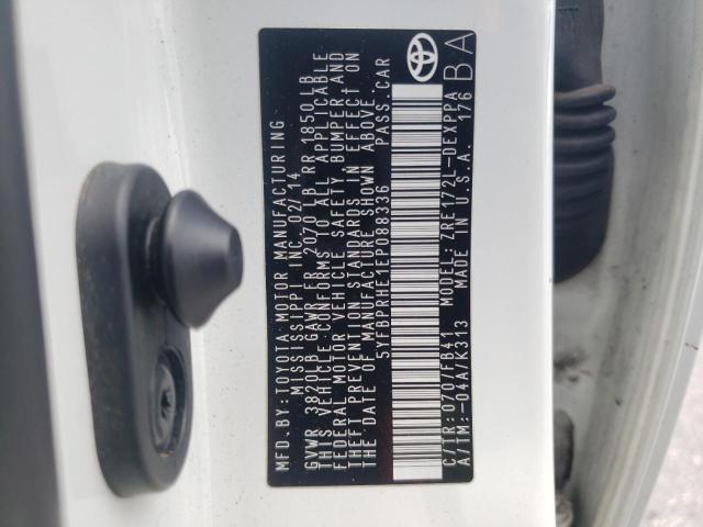 Photo 10 from auction – 2014 TOYOTA COROLLA EC with VIN 5YFBPRHE1EP088336