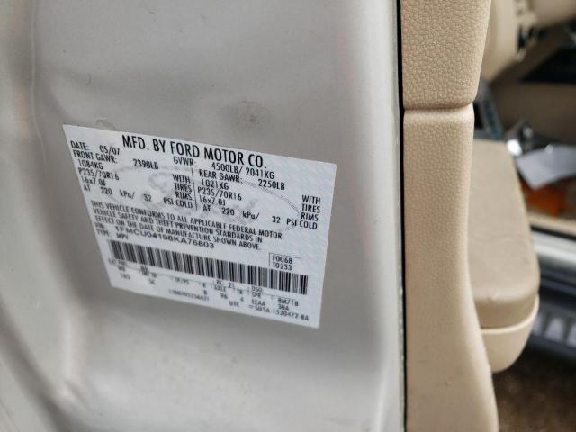 Photo 10 from auction – 2008 FORD ESCAPE LIM with VIN 1FMCU04198KA76803