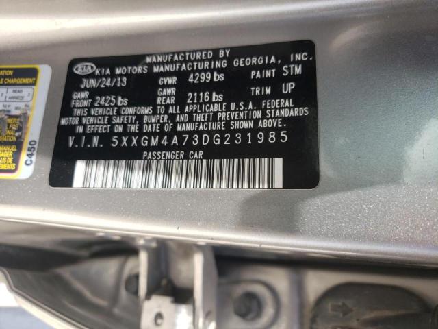 Photo 10 from auction – 2013 KIA OPTIMA LX with VIN 5XXGM4A73DG231985