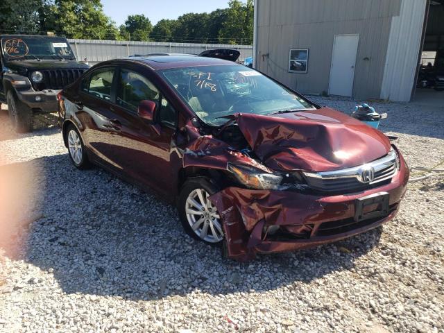 HONDA CIVIC EXL 2012 with VIN 19XFB2F92CE048858 - Photo from auction