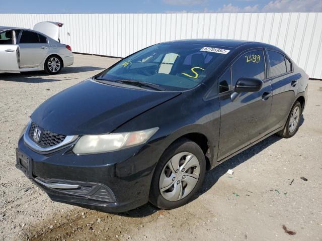 Photo 2 from auction – 2015 HONDA CIVIC LX with VIN 19XFB2F55FE706304