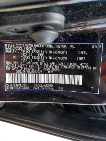 Photo 10 from auction – 2018 TOYOTA HIGHLANDER with VIN 5TDJZRFH6JS832226