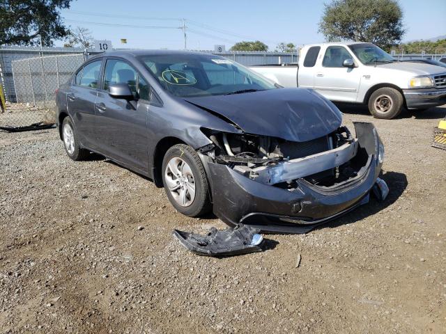 Photo 1 from auction – 2013 HONDA CIVIC LX with VIN 19XFB2F57DE248620