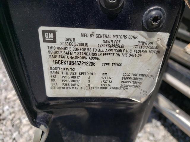 Photo 10 from auction – 2006 CHEVROLET SILVERADO with VIN 1GCEK19B46Z212236