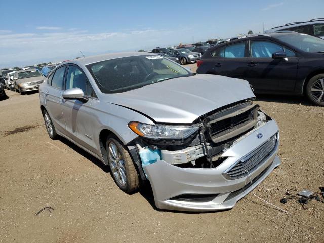 FORD FUSION SE 2017 with VIN 3FA6P0LU9HR314865 - Photo from auction