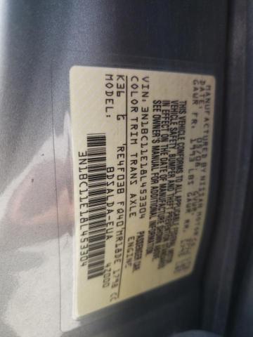Photo 10 from auction – 2008 NISSAN VERSA S with VIN 3N1BC11E18L453304